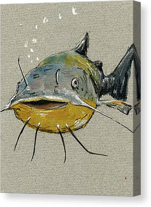 Catfish Canvas Prints for Sale