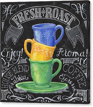 Chalkboard Coffee I Canvas Print