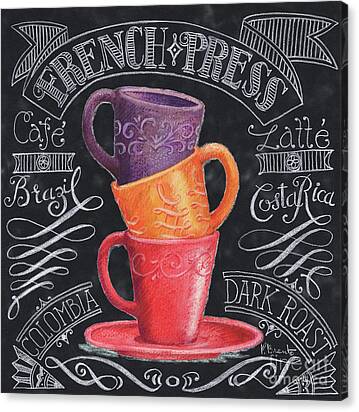 Chalkboard Coffee Ii Canvas Print