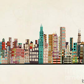 chicago illinois skyline by Bri Buckley
