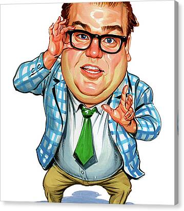 Chris Farley As Matt Foley Canvas Print