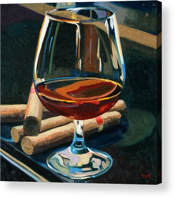 Cigars And Brandy Acrylic Print