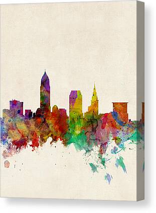 Cleveland Skyline Canvas Prints for Sale