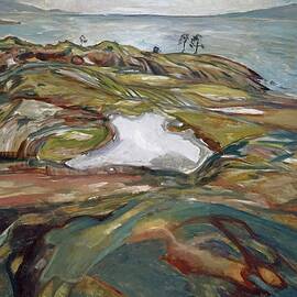 Coastal Landscape by Edvard Munch