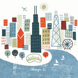 Colorful Chicago by Michael Mullan