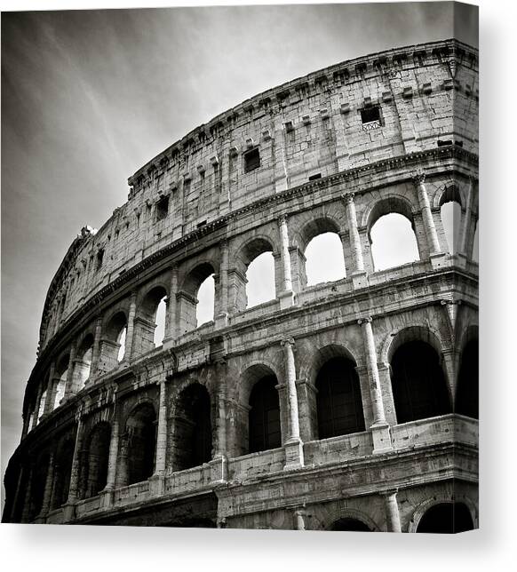 Colosseum Canvas Art Print by Dave Bowman