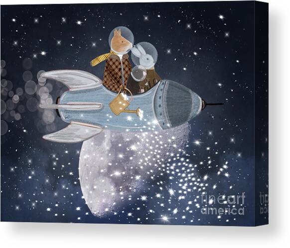 Creating Stars Canvas Art Print by Bri Buckley