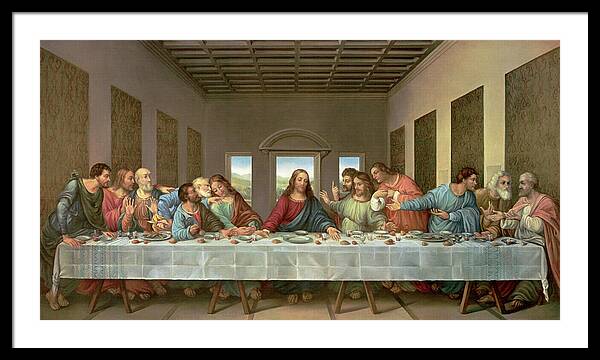 Da Vinci-the Last Supper Framed Print