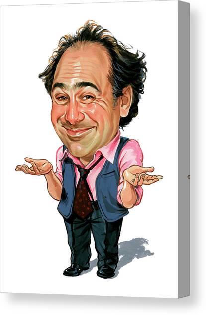Danny Devito as Louie De Palma Canvas Art Print by Art
