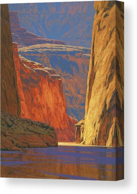 Deep in the Canyon Canvas Art Print by Cody DeLong