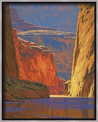National Parks Framed Canvas Prints for Sale