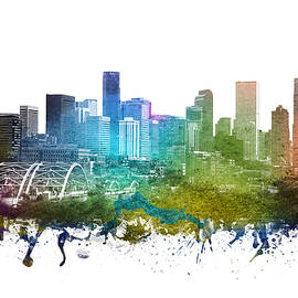 Denver cityscape 01 by Aged Pixel