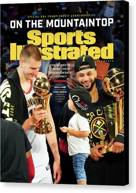 Denver Nuggets, 2023 NBA Champions Commemorative Issue Cover Canvas Art Print by Sports Illustrated