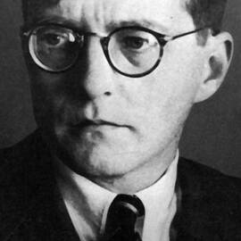 Dmitri Shostakovich by Unknown