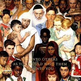 Do Unto Others by Norman Rockwell