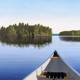 Early Evening Paddle  by Kenneth M Kirsch