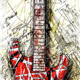 Eddie's Guitar Vert 1a by Gary Bodnar