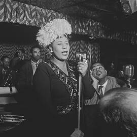 ella fitzgerald and dizzy gillespie 1947 by Mountain Dreams