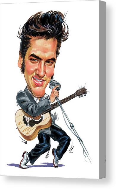 Elvis Presley Canvas Art Print by Art