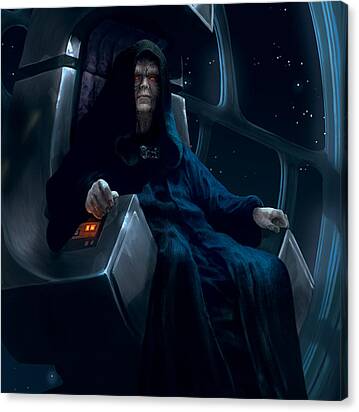 Emperor Palpatine Canvas Print