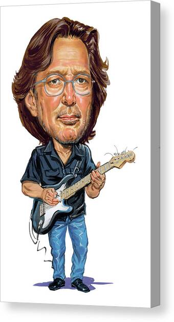 Eric Clapton Canvas Art Print by Art