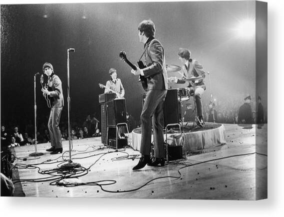 Fab Four Stateside Canvas Art Print by Central Press