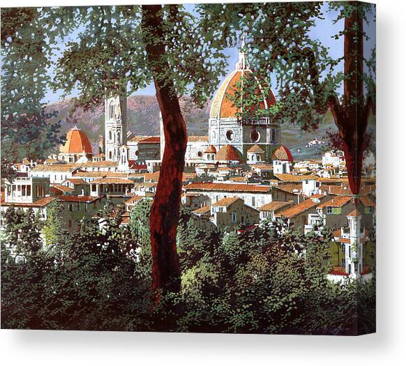 Firenze Canvas Art Print by Guido Borelli