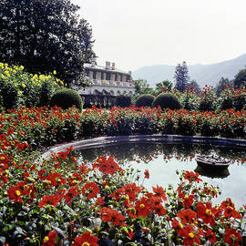 Fountain In Villa Agnelli Garden by Horst P Horst