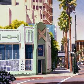 Gale Cafe on Wilshire Blvd Los Angeles by Mary Helmreich