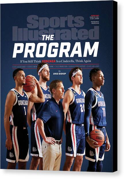 Gonzaga The Program cover Canvas Art Print by Sports Illustrated