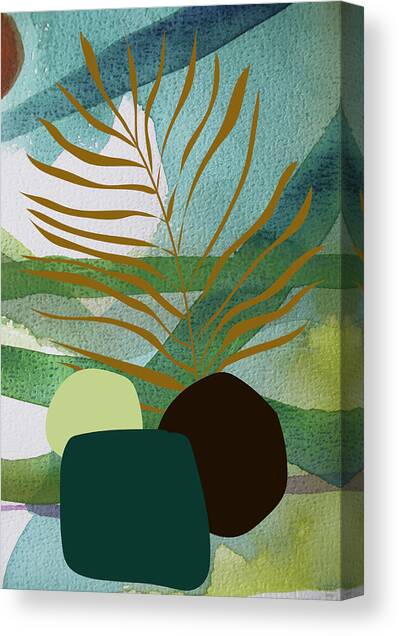 Green garden Canvas Art Print by Johanna Virtanen