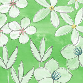 Green Garden by Linda Woods