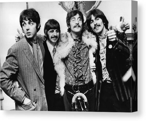 Happy Hearts Club Canvas Art Print by John Pratt