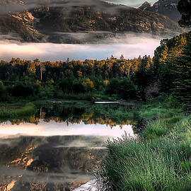 Hazy Reflections Triptych Panel 3/3 by Ryan Smith