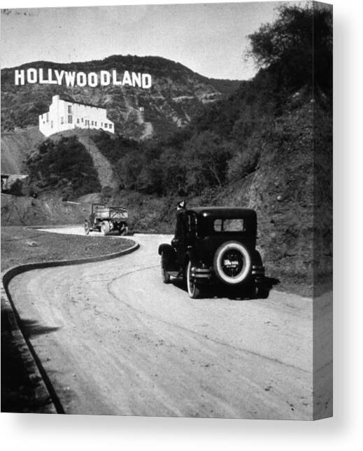 Hollywood Land Canvas Art Print by Mpi