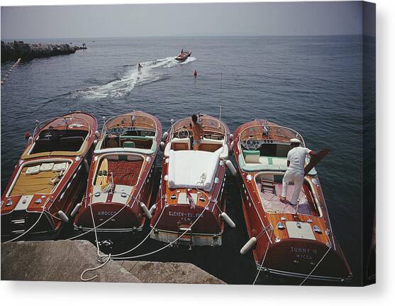 Hotel Du Cap-eden-roc Canvas Art Print by Slim Aarons