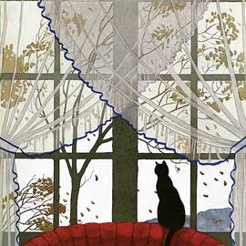 House And Garden Cover by Andre E.  Marty