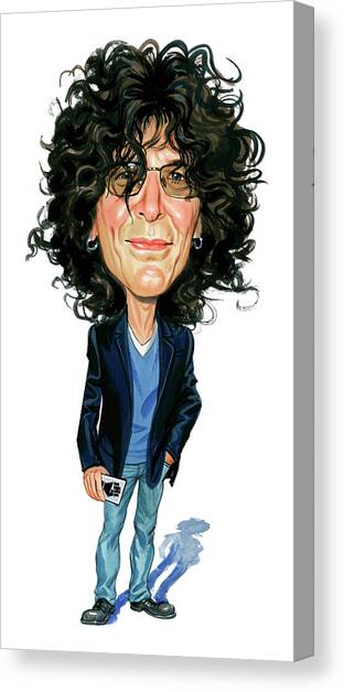 Howard Stern Canvas Art Print by Art