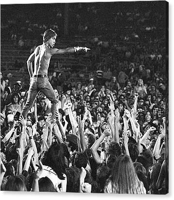 Iggy Pop Live Canvas Print