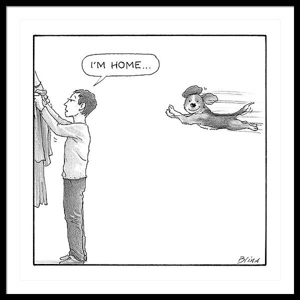 I'm Home Framed Print