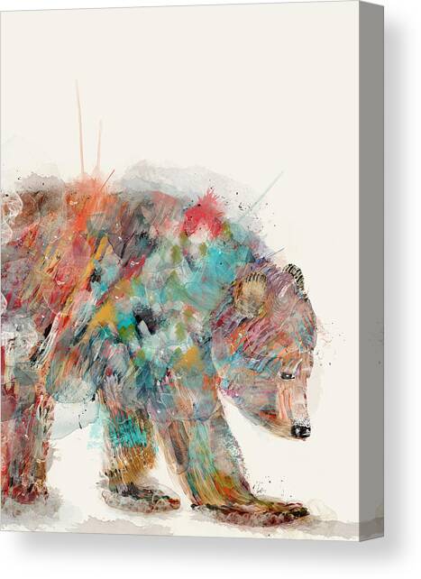 In Nature Bear Canvas Art Print by Bri Buckley