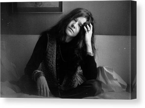 Janis Joplin Canvas Art Print by Evening Standard