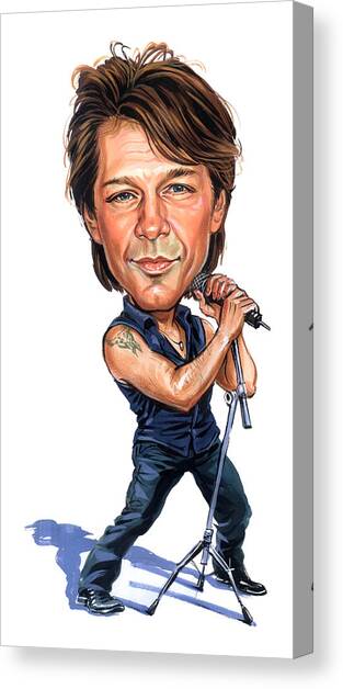 Jon Bon Jovi Canvas Art Print by Art