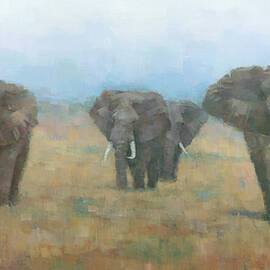 Kenyan Elephants by Steve Mitchell