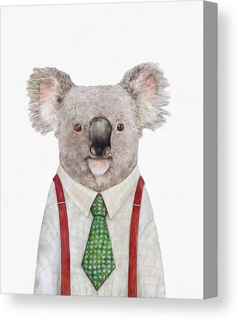 Koala Canvas Art Print by Animal Crew