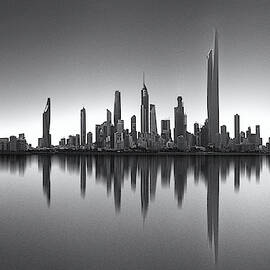 Kuwait Skyline by Ahmed Thabet