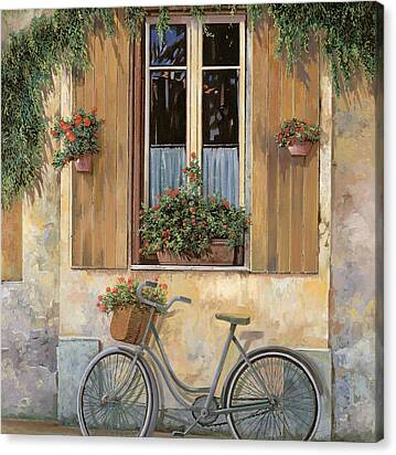 La Bicicletta Canvas Print