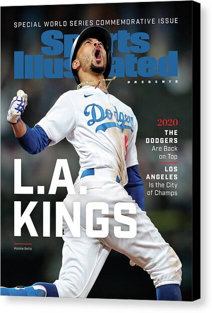 Los Angeles Dodgers Special World Series Commemorative Sports Illustrated Cover Canvas Art Print by Sports Illustrated