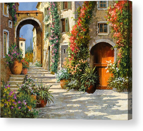 La Porta Rossa Sulla Salita Acrylic Print