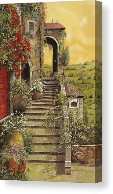 La Scala Grande Canvas Art Print by Guido Borelli
